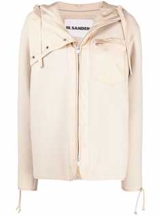 Jil Sander куртка с капюшоном и кулиской