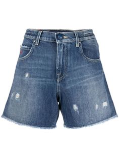 Jacob Cohen джинсовые шорты с эффектом потертости
