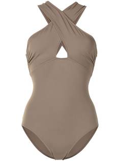BONDI BORN слитный купальник Zara с открытыми плечами