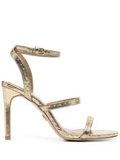 Kurt Geiger London босоножки Portia с эффектом металлик