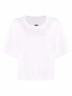 MM6 Maison Margiela футболка с вышитым логотипом