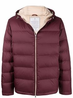 Brunello Cucinelli пуховик с капюшоном