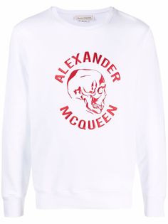 Alexander McQueen толстовка с вышитым логотипом