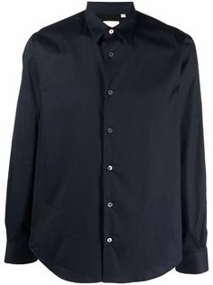 PAUL SMITH узкая рубашка с длинными рукавами