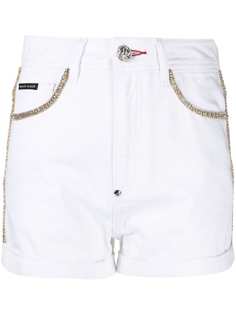 Philipp Plein шорты с кристаллами