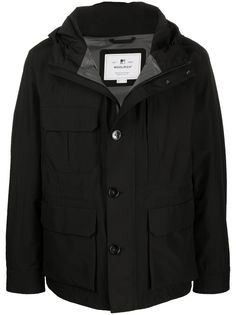 Woolrich куртка с капюшоном и карманами