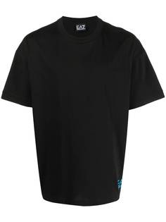 Ea7 Emporio Armani футболка с логотипом на спине