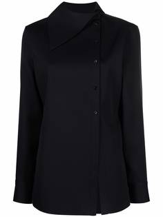 Jil Sander блузка с высоким воротником