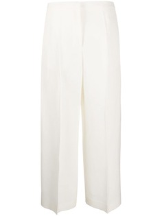 Jil Sander широкие брюки строгого кроя