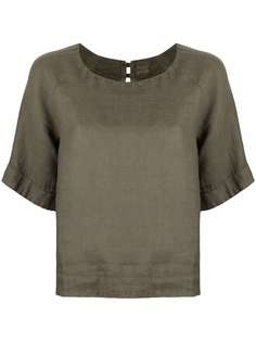 120% Lino блузка с короткими рукавами