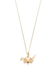 Aurelie Bidermann колье Origami из желтого золота с бриллиантом