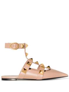 Valentino Garavani туфли Roman Stud с заостренным носком