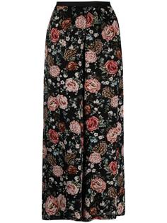 Antonio Marras широкие брюки с цветочным принтом