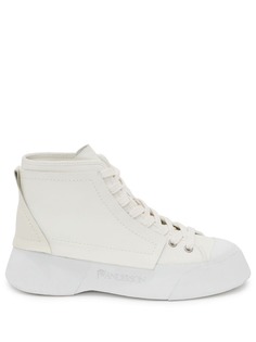 JW Anderson высокие кроссовки со вставками
