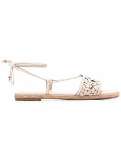 Tory Burch сандалии с плетеными ремешками