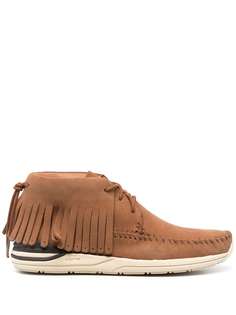 visvim высокие кроссовки с бахромой