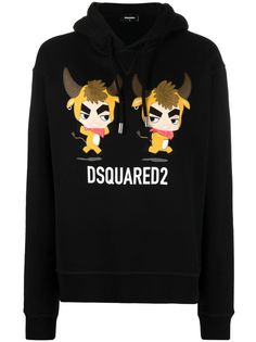 Dsquared2 худи с кулиской и логотипом