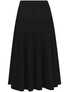 Boutique Moschino юбка А-силуэта в рубчик
