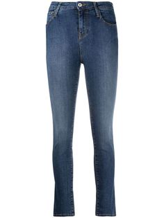 TWINSET джинсы скинни с эффектом потертости