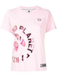 AAPE BY *A BATHING APE® футболка с логотипом