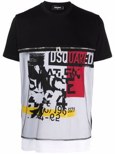 Dsquared2 футболка с графичным принтом