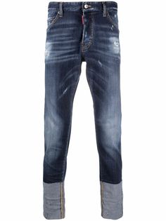 Dsquared2 джинсы Cool Guy с подворотами