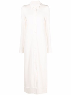 Jil Sander платье-рубашка длины макси