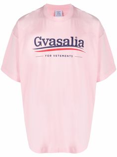VETEMENTS футболка с принтом Gvasalia