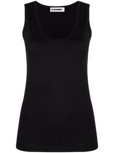 Jil Sander топ без рукавов