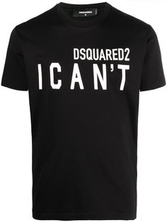 Dsquared2 футболка с логотипом и принтом I CANT