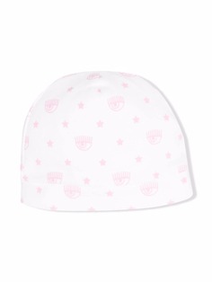 Monnalisa шапка бини с принтом Blinking-Eye