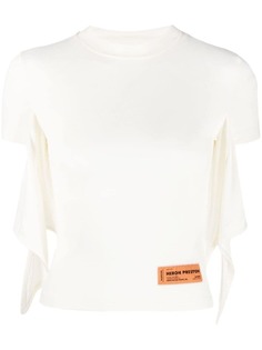 Heron Preston футболка с перекрученной деталью