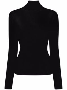 Helmut Lang полупрозрачный топ с высоким воротником