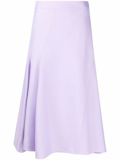Jil Sander расклешенная юбка миди