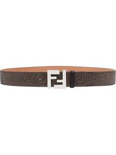 Fendi ремень с пряжкой-логотипом FF