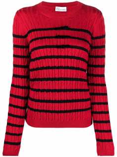 RED Valentino джемпер в полоску