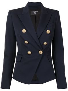 Balmain двубортный блейзер
