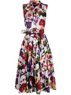 Samantha Sung платье-рубашка с цветочным принтом