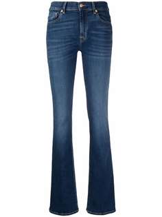 7 For All Mankind расклешенные джинсы с завышенной талией