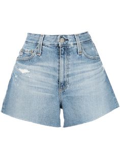 AG Jeans джинсовые шорты Alexis с завышенной талией
