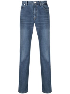 Brioni джинсы с вышивкой на карманах