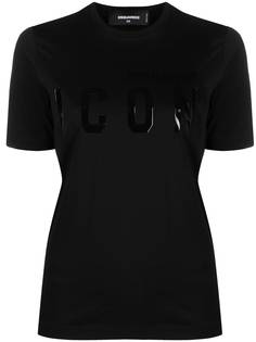 Dsquared2 футболка со светоотражающим логотипом Icon