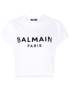 Balmain футболка свободного кроя с логотипом