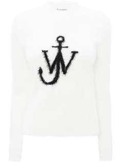 JW Anderson фактурный джемпер с принтом Anchor