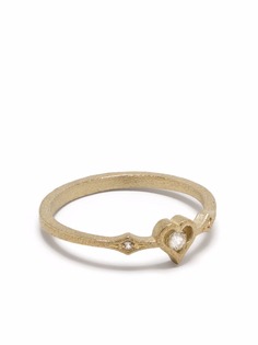 Feidt Paris кольцо Pace e Amore из желтого золота с сапфиром