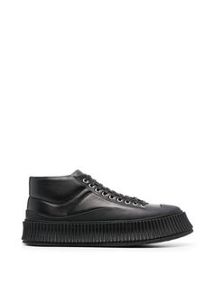 Jil Sander кеды на рифленой подошве