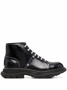 Alexander McQueen ботинки Tread на шнуровке