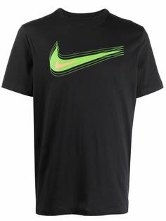 Nike футболка с принтом Swoosh