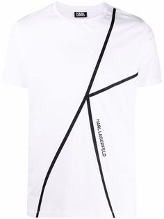 Karl Lagerfeld футболка с монограммой