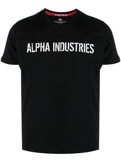 Alpha Industries футболка с надписью